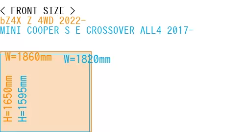 #bZ4X Z 4WD 2022- + MINI COOPER S E CROSSOVER ALL4 2017-